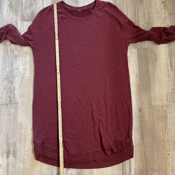Athleta Mindset Sweatshirt Dress Womens Curved Hem Modal *Estimated Size Large* - Picture 6 of 12